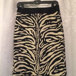 The Limited Zebra Skirt